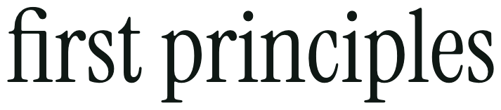 First Principles
